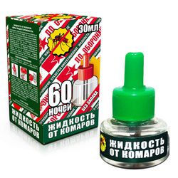 Жидкость для фумигатора "ОБОРОНХИМ" б/з 60дн.(зеленый ) 30мл (24)