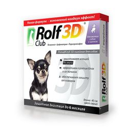 РольфКлуб 3D Ошейник от клещей и блох для щенков и мелких собак (30)