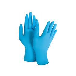 Перчатки хозяйственные виниловые, ТР ТС, M, голубой, 2 шт V7102LB (Nadzor)