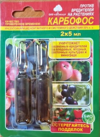 Карбофос 2*5мл  / от рыжих домовых муравьев и др. насекомых (110)(Москва)