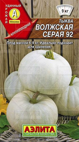 Тыква Волжская Серая 92 // Аэлита