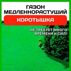 Газон Коротышка - медленнорастущий 250гр // Уральский Дачник