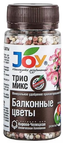 Удобрение ТРИО МИКС "Балконные цветы" JOY, 100 г