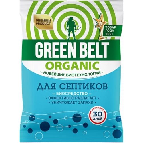 Биопрепарат для септиков 75гр GREEN BELT (Техно)