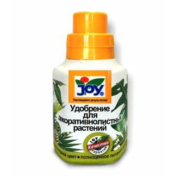 Жидкое удобрение "Для декоративнолистных растений" JOY 0,25л