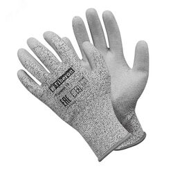 Перчатки "Защита от порезов" со стекловолокном,полиуретановое покрытие, в и/у,10(XL) (Nadzor)