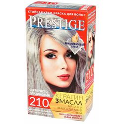Краска д/волос : Vip`s Prestige 210-серебр.-платиновый +бальзам Престиж