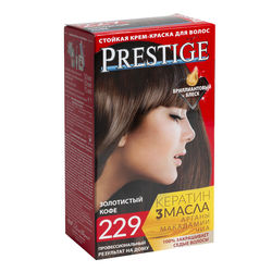 Краска д/волос : Vip`s Prestige 229-золотистый кофе +бальзам Престиж
