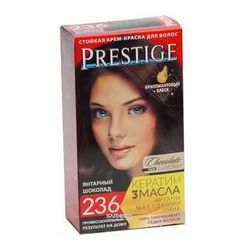 Краска д/волос : Vip`s Prestige 236-янтарный шоколад +бальзам Престиж