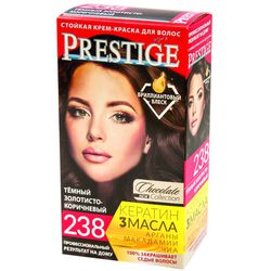 Краска д/волос : Vip`s Prestige 238-темный золотисто-коричневый +бальзамПрестиж