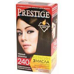 Краска д/волос : Vip`s Prestige 240-темный шоколад +бальзам Престиж