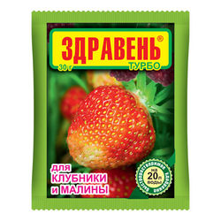 Здравень "Клубника и малина" пакет 30г (150)
