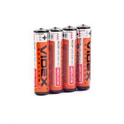 Батарейка Videx оранжевая ААА (С) (4шт)
