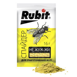 Рубит (Спайдер) НЕ ЖУЖ-ЖИ 16гр от мух приманка (150шт)