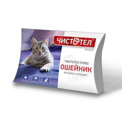 Чистотел Ошейник от блох и клещей для Кошки Чистотел "СУПЕР" (100)