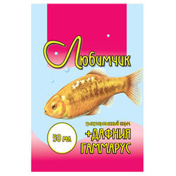 Корм для рыб Гаммарус "Любимчик Аквалайн" 50мл 0429 (120)