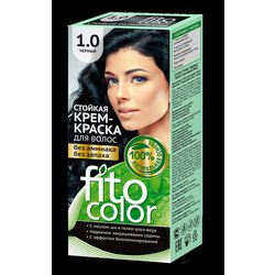 Крем-Краска д/волос : Fitocolor 115мл 1.0 черный